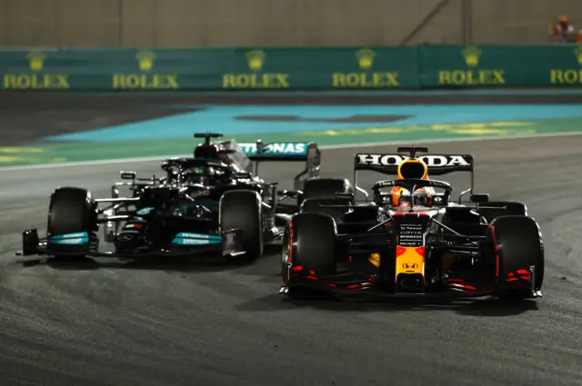 Hamilton and Verstappen