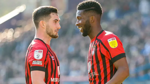 Bournemouth celebrate goal