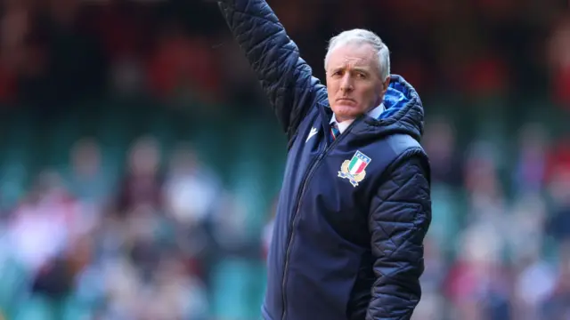 Kieran Crowley - Italy head coach