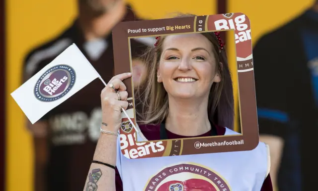 'Big Hearts' are holding a charity collection outside Tynecastle pre-match