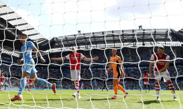 Manchester City 5-0 Arsenal, Ferran Torres, Bernd Leno