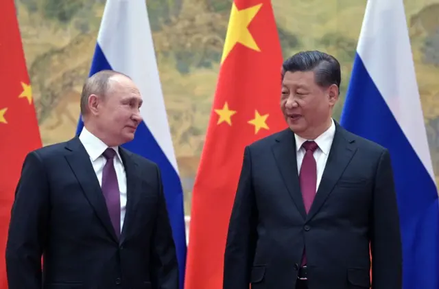 President Putin with Xi Jinping