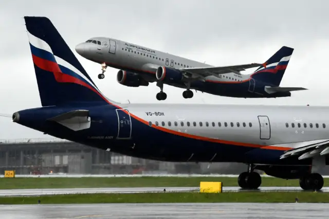 Aeroflot aircraft