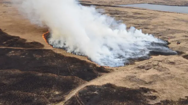 Marsden Moor fire