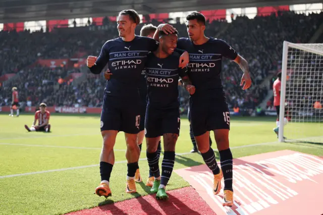 Man City celebrate