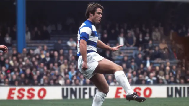 David Webb playing for QPR in the 1970s