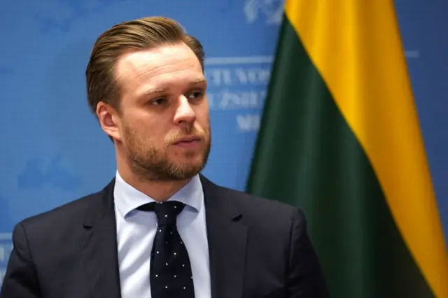 Lithuanian Foreign Minister Gabrielius Landsbergis