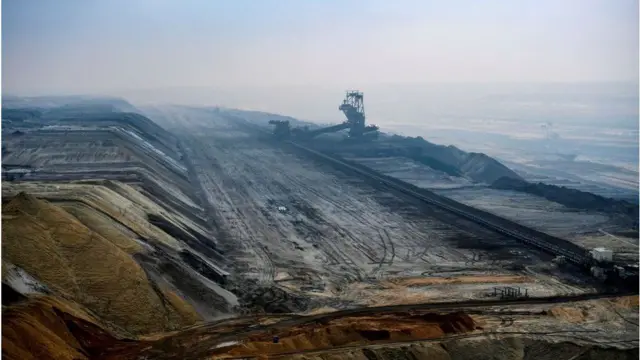 A coal pit