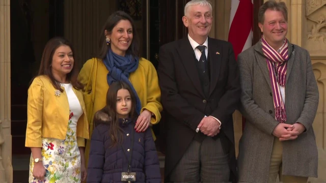 Nazanin and her family meet Speaker of the House, Sir Lindsay Hoyle, along with their local MP, Tulip Siddiq