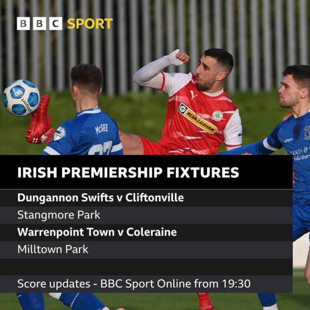 Tuesday night fixtures