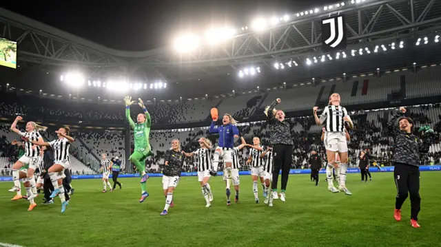 Juventus celebrate