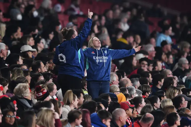 Arsenal fans sing