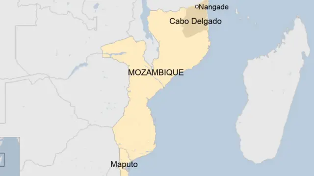 Map of Mozambique