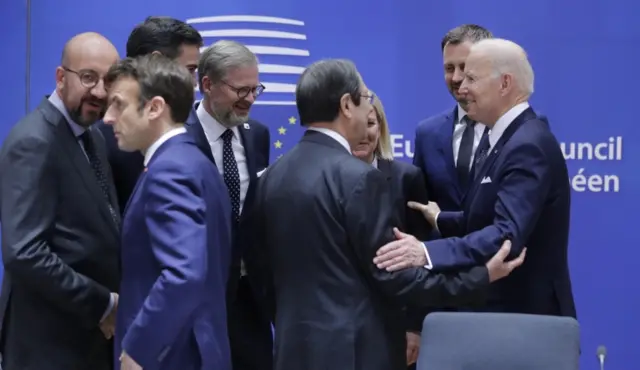 European leaders welcome US President Joe Biden