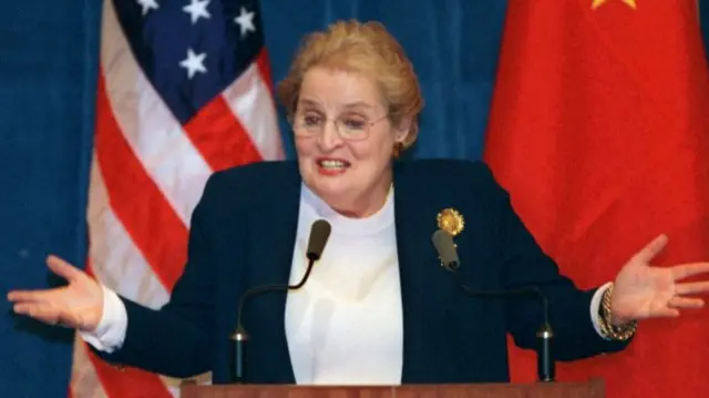 Former US Secretary of State Madeleine Albright