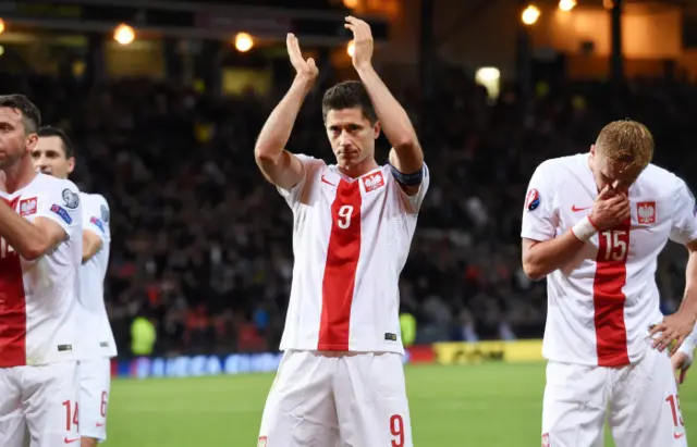 Robert Lewandowski has good memories of Hampden