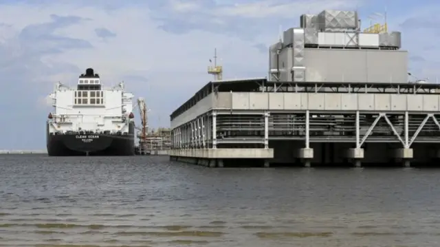 LNG tanker "Clean Ocean" is pictured during the first U.S. delivery of liquefied natural gas to LNG terminal in Swinoujscie, Poland June 8, 2017.