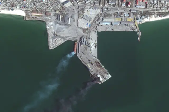 satellite pic of berdyansk port