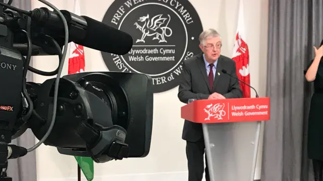 First Minister Mark Drakeford