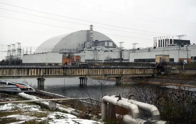 Chernobyl nuclear power plant in 2018