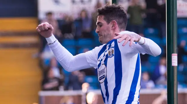 Kyle Lafferty notched another two goals for Killie this afternoon