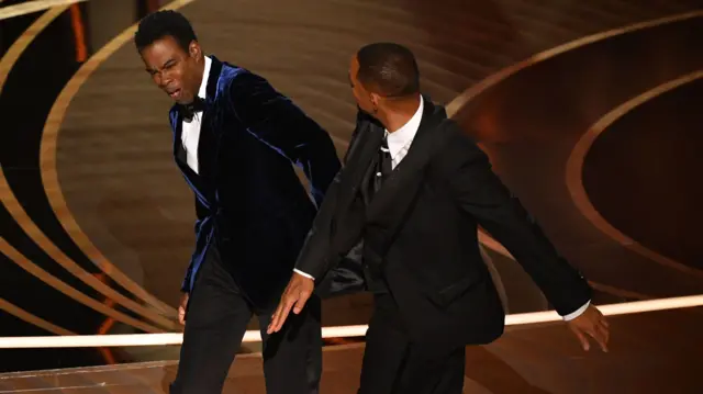 Will Smith and Chris Rock at the Oscars