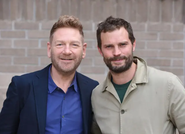 Sir Kenneth Branagh and Jamie Dornan