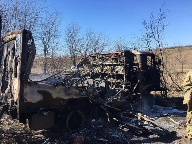 Ukraine armed forces say they have destroyed enemy tanks in the Donetsk and Luhansk regions