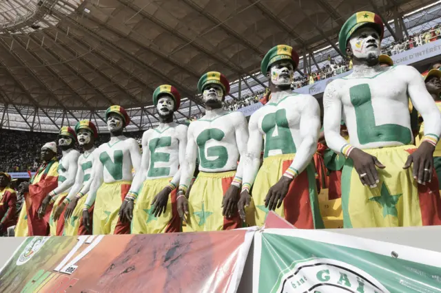 Senegal fans