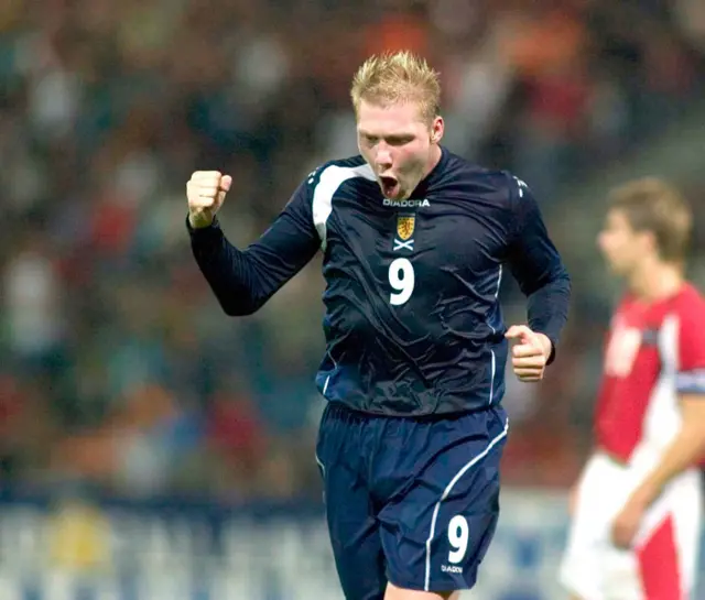 Garry O'Connor scored the first of his four international goals in Austria