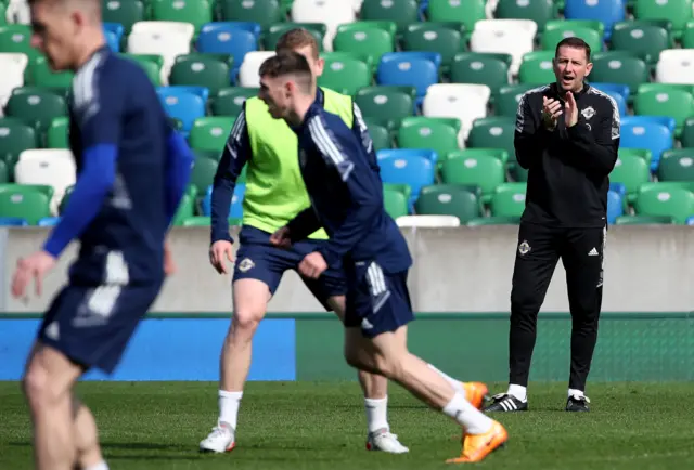 Northern Ireland manager Ian Baraclough