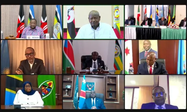 EAC heads of state in virtual meeting