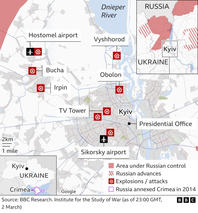 Map of Kyiv