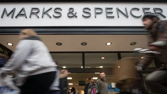 M&S shop front