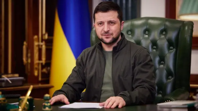 Ukrainian President Volodymyr Zelensky