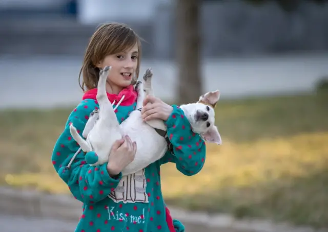 A Ukrainian child at a refugee camp in Chisinau, Moldova