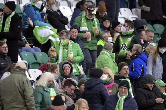 Wolfsburg fans