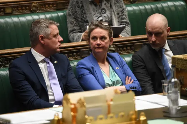 Yvette Cooper at the House of Commons