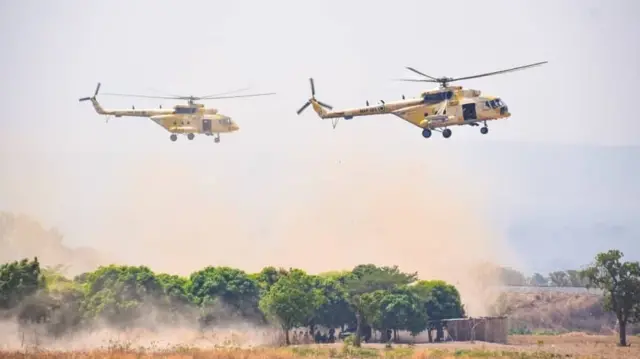 Army helicopters in Nigeria