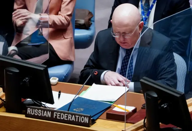 Russia's Ambassador to the UN, Vasily Nebenzya