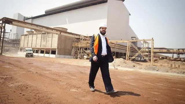 Dan Gertler, pictured at a mine in the Democratic Republic of Congo in 2012.