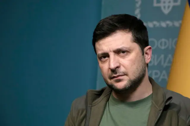 Ukrainian President Volodymyr Zelensky