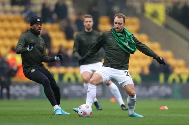 Christian Eriksen, Brentford, Norwich City