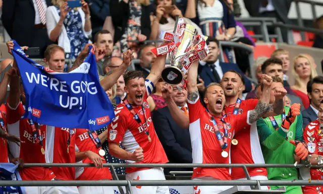 Charlton celebrate