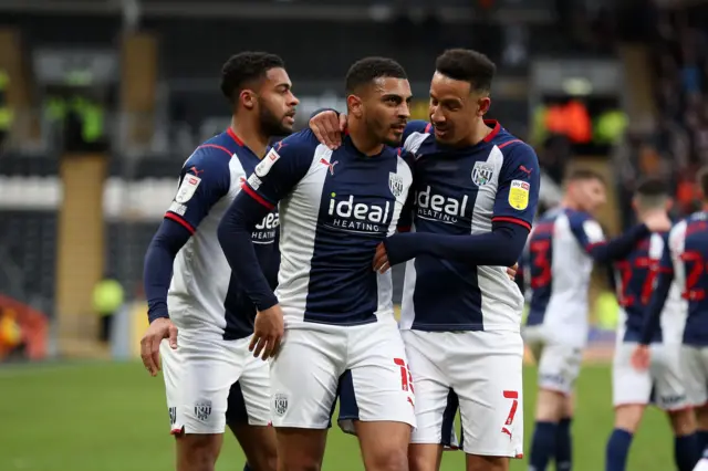 West Brom celebrate