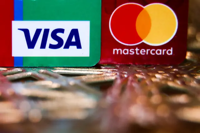 Mastercard and Visa logo