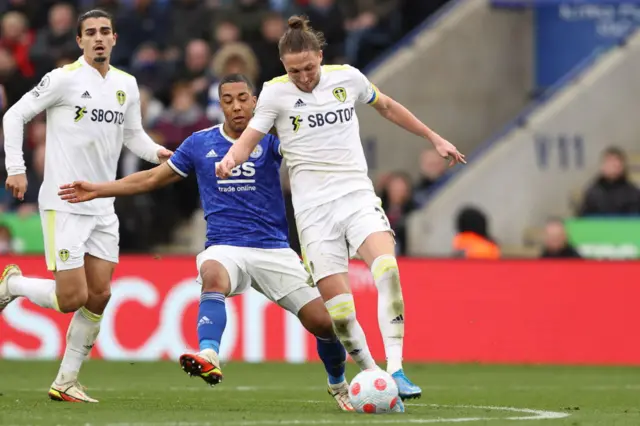 Luke Ayling, Youri Tielemans, Leeds United, Leicester City