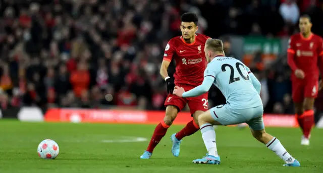 Luis Diaz, Liverpool, West Ham