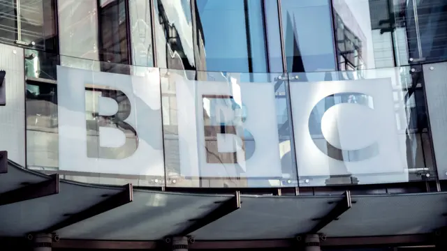 The front of the BBC's New Broadcasting House in central London