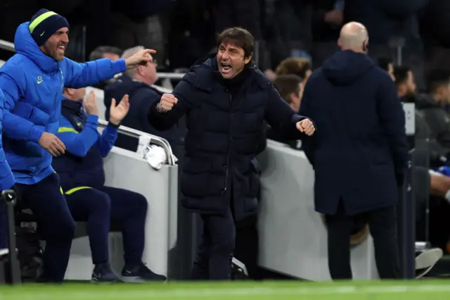 Antonio Conte nscores for Tottenham